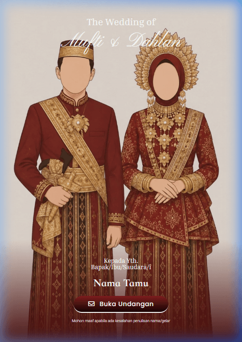 Undangan Digital (MUFTI & DAHLAN)
